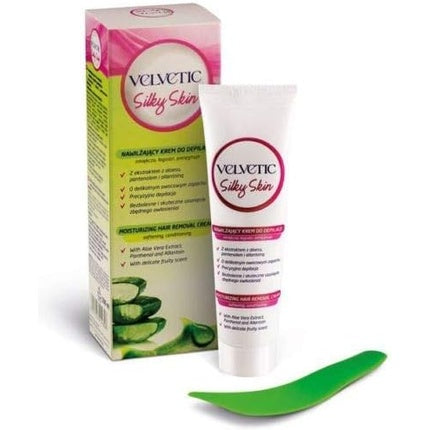 Cremă de îndepărtare a părului Velvetic Silky Skin cu extract de Aloe Vera, 100ml