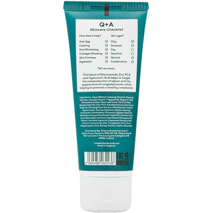 Cremă hidratantă, Q+A, Zinc PCA, 75ml