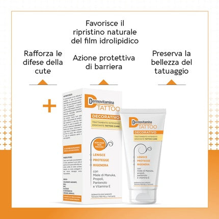 Cremă Tatuaje Dermovitamina, 100ml, Alb