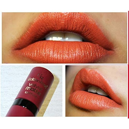 Ruj Golden Rose Matte Velvet 021, portocaliu coral