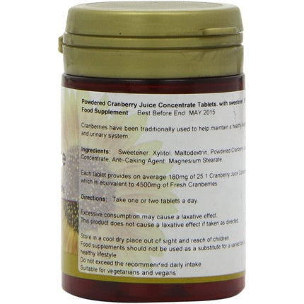 Supliment Power Health Tablete Cranberry, 4500mg, 30 buc