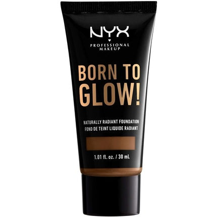 Fond de ten lichid NYX Professional Makeup Born To Glow Radiant Foundation, 30 ml