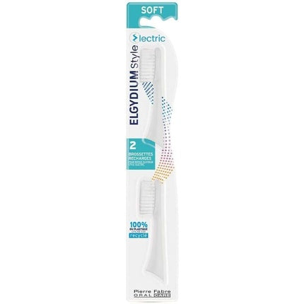 Perie electrică Elgydium Style Electric 2 Soft - Set de 2 perii de schimb