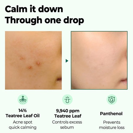 Ulei Tratament, Some By Mi, 30 Days Miracle Tea Tree, 10ml, verde