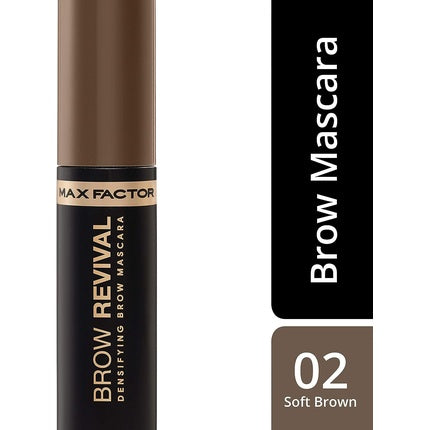 Gel sprâncene, Max Factor, Brow Revival, negru-maroniu