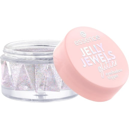 Essence Jelly Jewels Glitter Eyeshadow Topper No. 02 Gold, pudră strălucitoare aurie cu reflexe multicolore