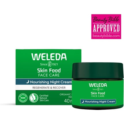 Weleda Skin Food Face Night Cream Moisturiser for Dry Skin, Cremă de noapte, 39 g