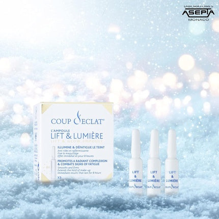 Coup D'Eclat Lift & Glow Ampoule, Asepia, 7 fiole, efect de luminozitate