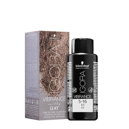 Vopsea de păr Schwarzkopf Igora Vibrance Earthy Clay 5-16, 60 ml