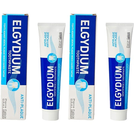 Pastă de dinți Elgydium Anti-Plaque, 2 x 75ml