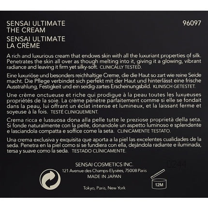 Cremă anti-îmbătrânire Sensai The Ultimate Cream 40 ml, roz