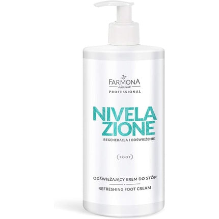 Cremă pentru picioare, Farmona Nivelazione Refreshing Foot Cream, alb, 520g