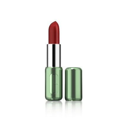 Ruj Clinique Pop Longwear, roșu, ambalaj verde, 4g