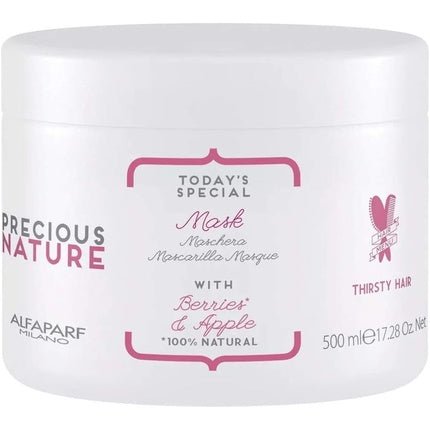 Masca de păr Alfaparf Milano Precious Nature Thirsty Hair Mask 500ml cu fructe de pădure și măr