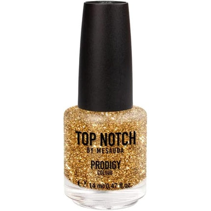 Lac de unghii Mesauda Top Notch Prodigy 202 Glitz & Glam, 14ml, Auriu