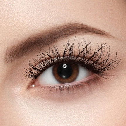 Kiss Knock Out Lash, Pixie 02, Set de 3 perechi de gene false, negru