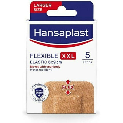 Hansaplast Bandaje Flexible XXL, 6x9 cm, Pachet de 5 buc