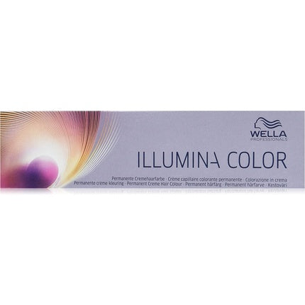 Vopsea de păr permanentă, Wella, Illumina Color No. 4, Şaten mediu