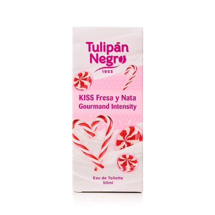 Apă de Toaletă, Tulipan Negro, Kiss Fresa y Nata, 50ml