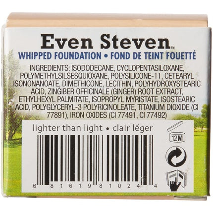 Even Steven Whipped Foundation, theBalm Cosmetics, Lighter Than Light, 13.4 ml, ambalaj carton