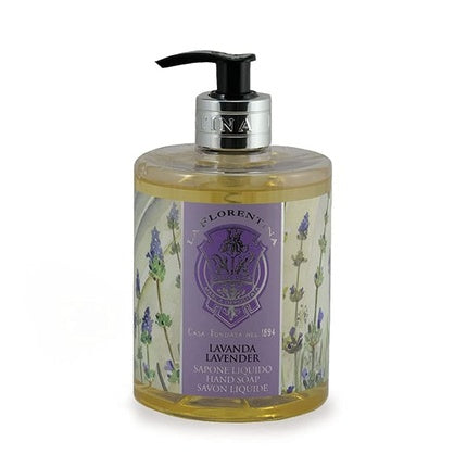 Săpun lichid de mână La Florentina Lavender 500ml cu pompă neagră
