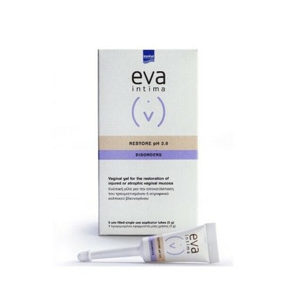 Gel vaginal cu aplicator, Intermed Eva Intima Restore pH 3.8, 9 doze