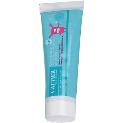 Pastă de dinți pentru copii, Cattier, 2-6 ani, 50ml, frăguță
