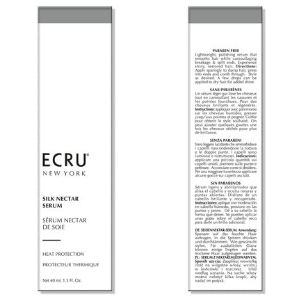 Serum pentru păr Ecru New York Silk Nectar Shine, 30 ml