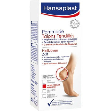 Crema pentru călcâie crăpate, Hansaplast, Repair & Care, alb, 40 ml