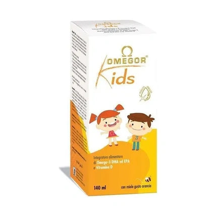 Omegor Kids - Integrator alimentar cu miere și aromă de portocale