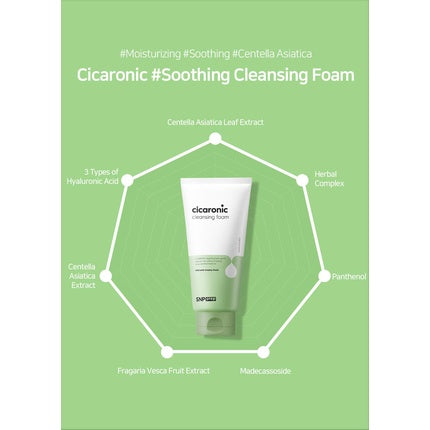Spumă de curățare facială SNP, Cicaronic, 180ml, pentru piele sensibilă