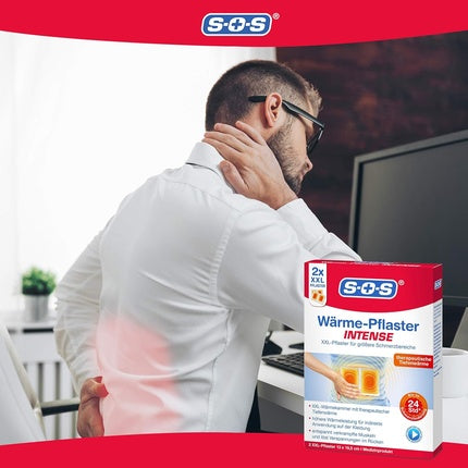 SOS Intense Heat Plaster Extra Strong XXL - Plișă termică pentru relaxarea musculaturii