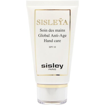 Cremă de mâini anti-îmbătrânire Sisley Global Anti-Age Hand Care SPF 10, 75ml