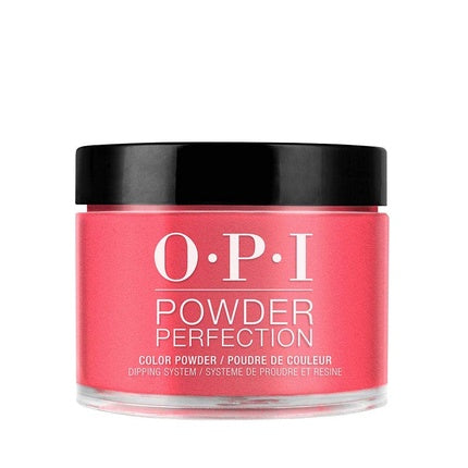 Pudră de înmuiere OPI Powder Perfection Big Apple Red, 82g