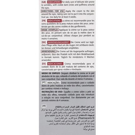 Cremă Ochi, Pharmaceris, OPTI-CAPILARIL, alb