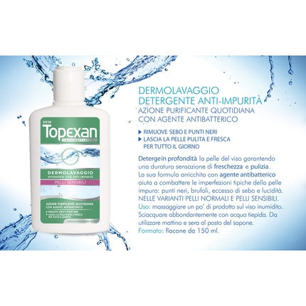 Gel curățare facială, Soco-Societa Cosmetici, New Topexan Dermolav, 150g