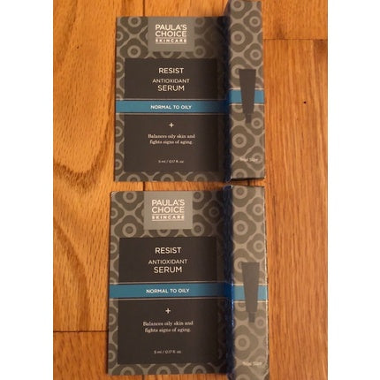 Serum Anti-Îmbătrânire, Paula's Choice RESIST Antioxidant, pentru piele normal-grasă, ambalaj 4 buc