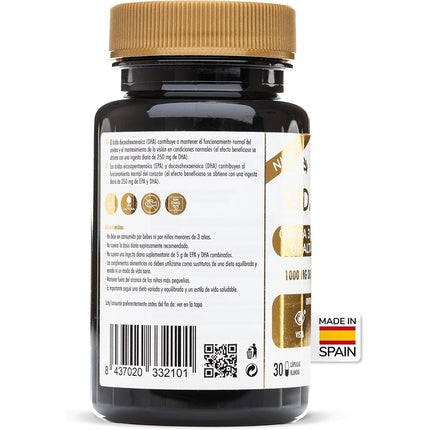 Capsule Omega-3, Vidalim 1000mg Microalgae, 30 capsule