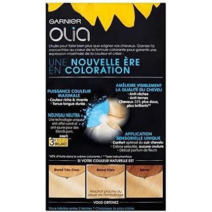 Garnier Olia Superblonds 110, Vopsea de păr permanentă fără amoniac, Alb