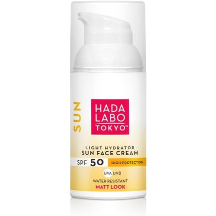 Crema de zi față cu SPF 50, Hada Labo Tokyo Light Hydrator Sun Face Cream
