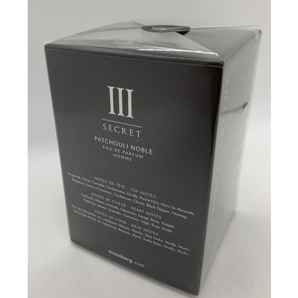Eau de Parfum Eisenberg Les Orientaux Latins Secret III Patchouli Noble Pour Homme 30ml