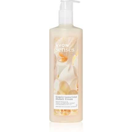 Gel de Duș Avon Senses Simply Luxurious, 720 ml, Vanilie și Cocos