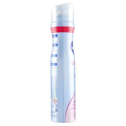 Spray fixativ păr Nivea Diamond Gloss Strength 4, alb cu accente roz, 250ml