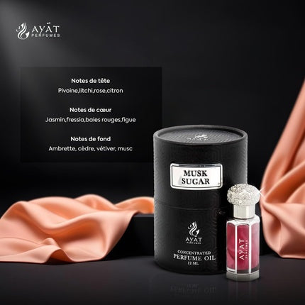 Parfum Extrait, AYAT, Musk Rose, 12ml