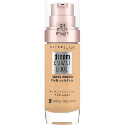 Fond de ten lichid, Maybelline, Dream Radiant, Sun Beige