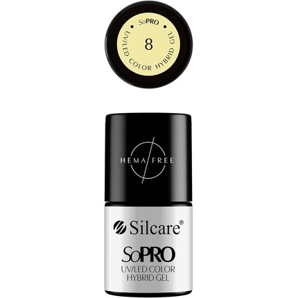 Gel Unghii, Silcare SoPRO, galben deschis