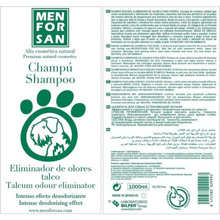 Șampon câini, Menforsan, eliminator mirosuri, 300 ml
