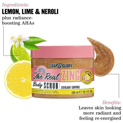 Scrub corporal, Soap & Glory, The Real Zing, 300ml