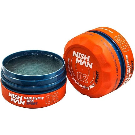 Gel de păr Nishman Hair Styling Wax Sport, portocaliu, 132 g