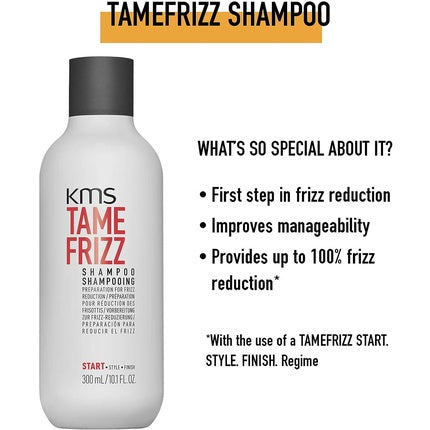 Șampon KMS Tame Frizz alb 300ml